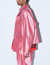 SILK TWILL BLOUSON