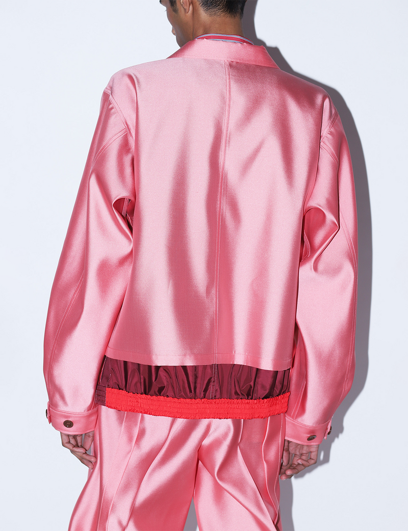SILK TWILL BLOUSON