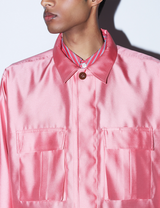 SILK TWILL BLOUSON