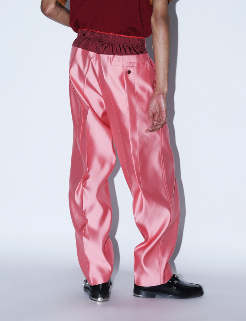 SILK TWILL PANTS