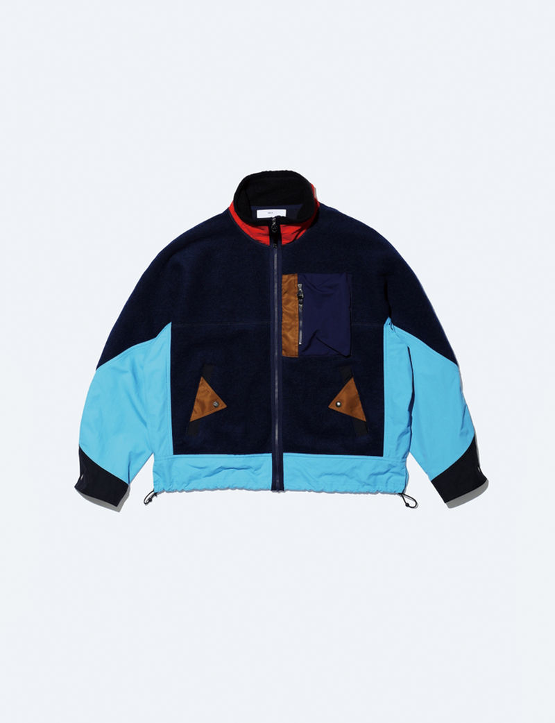 WOOL JERSEY BLOUSON