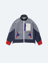 WOOL JERSEY BLOUSON