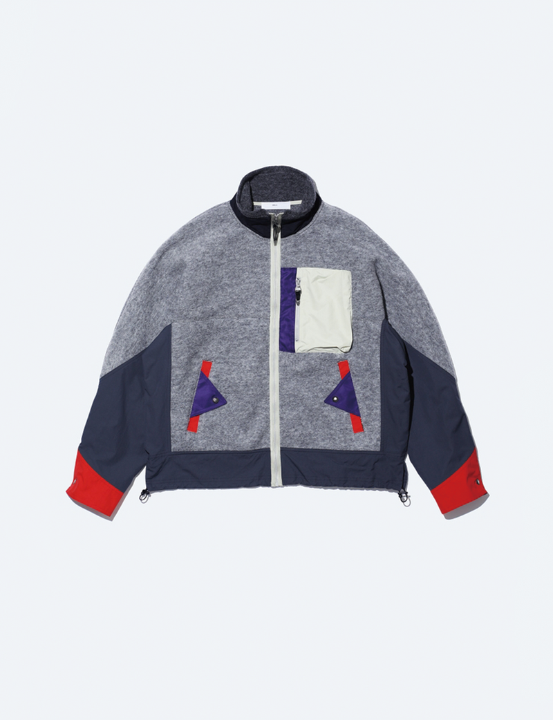 WOOL JERSEY BLOUSON