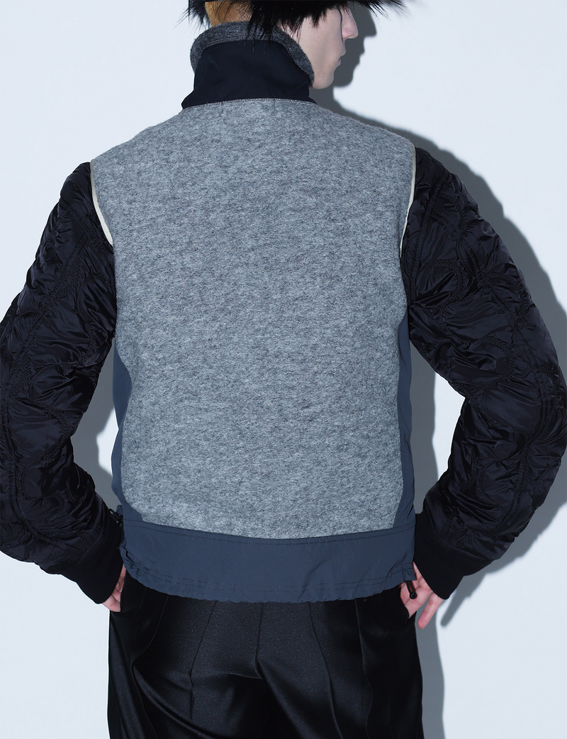 WOOL JERSEY VEST