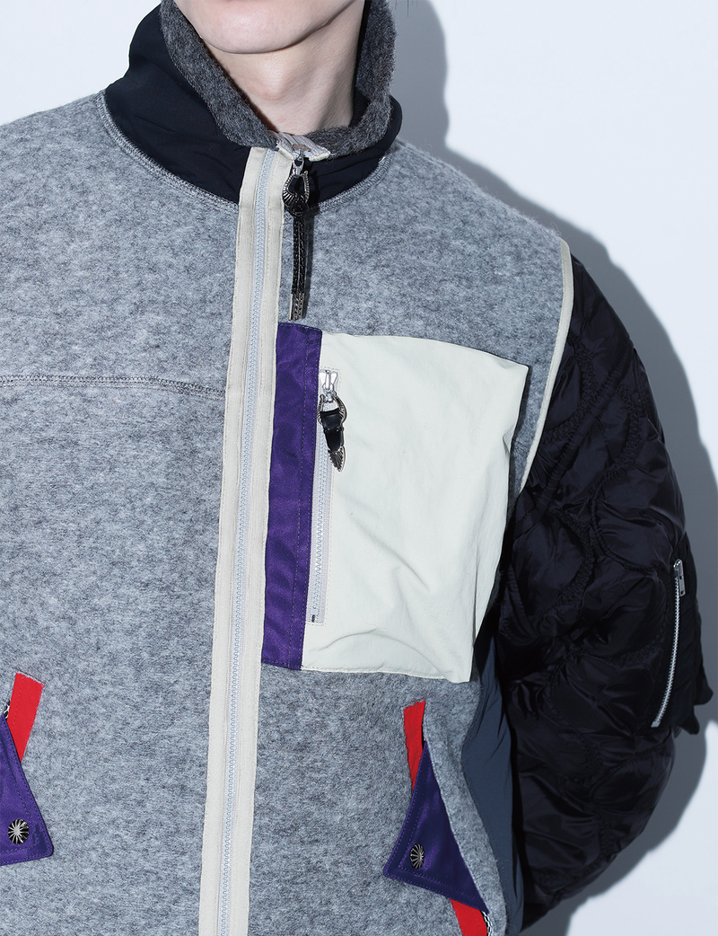 WOOL JERSEY VEST