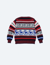 WOOL JACQUARD KNIT PULLOVER
