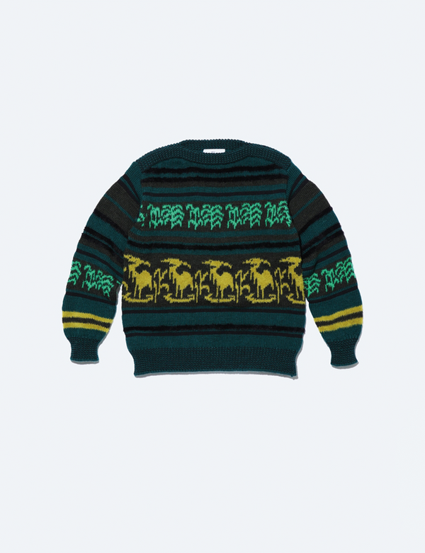 WOOL JACQUARD KNIT PULLOVER