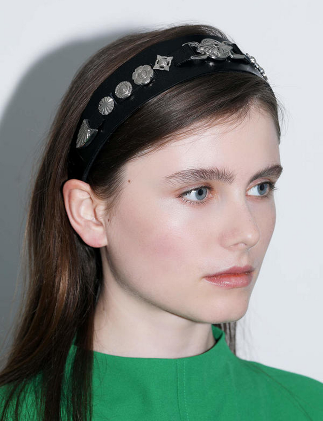 TOGA ARCHIVES LEATHER HEADBAND 1 カチューシャ - ヘアアクセサリー