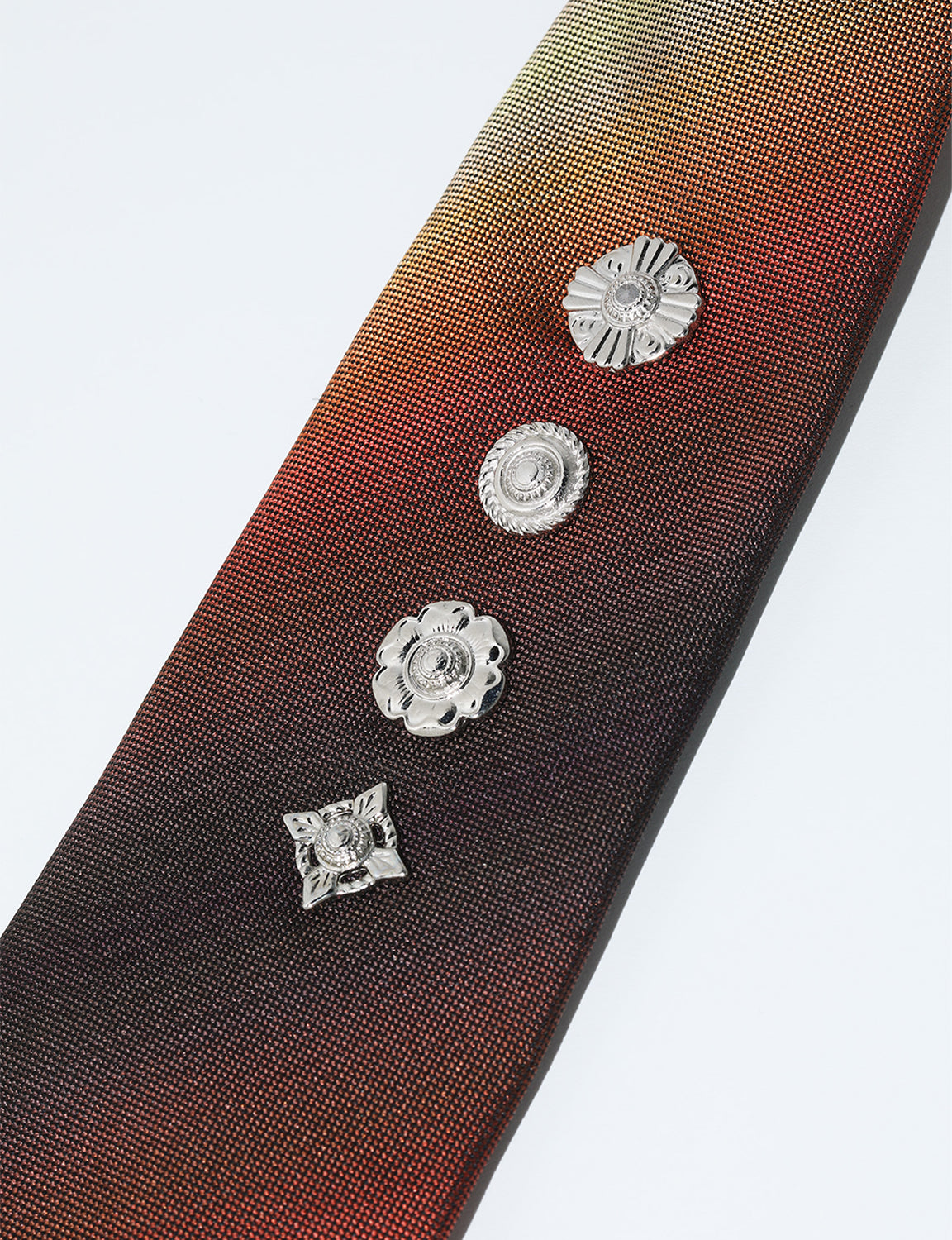 TOGA TOO - METAL CONCHO TIE ORANGE – The Contemporary Fix Kyoto