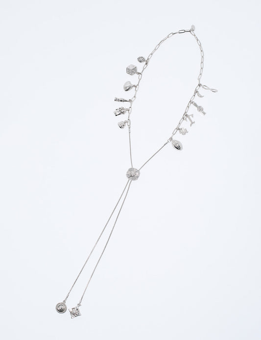 METAL MOTIF LOOP TIE