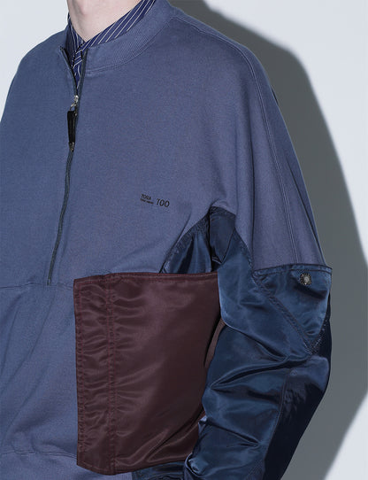 COTTON NYLON SWEATSHIRT