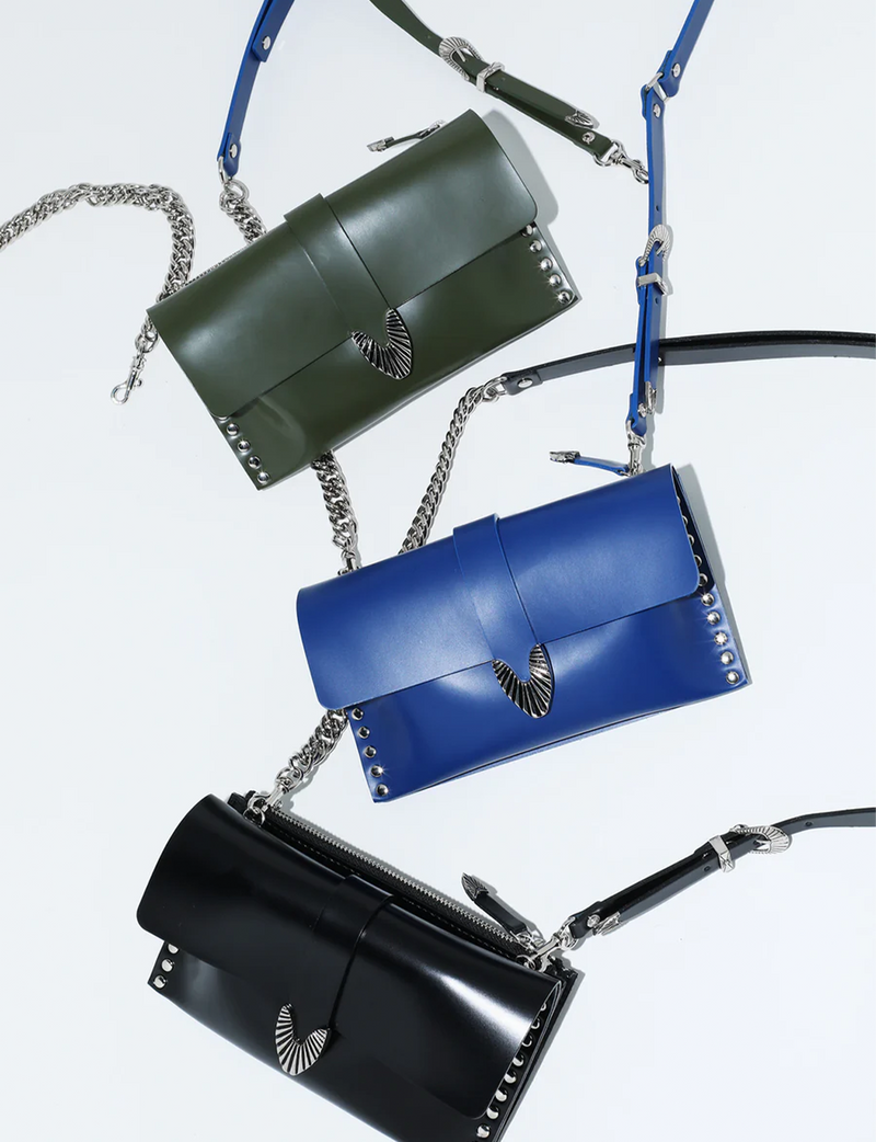 LEATHER CHAIN BAG