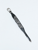 TRIANGLE LEATHER BANGLE