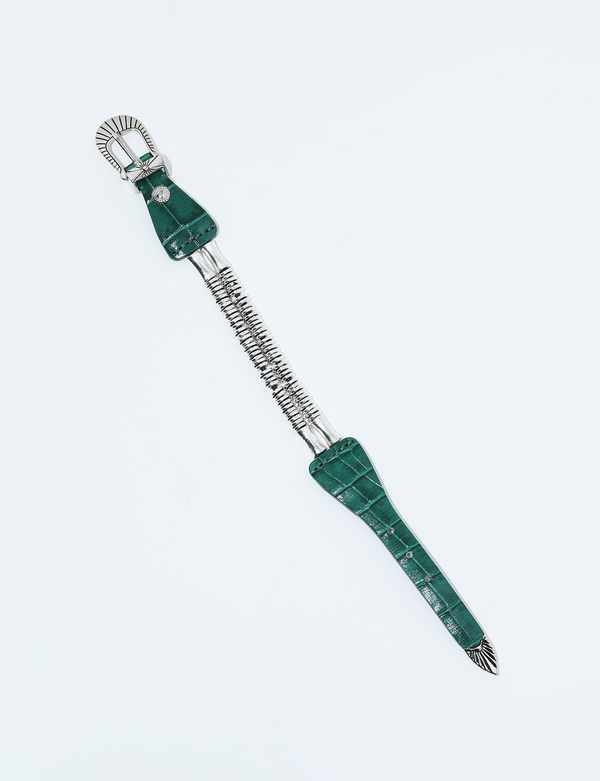 BEADS LEATHER BANGLE
