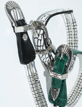 BEADS LEATHER BANGLE