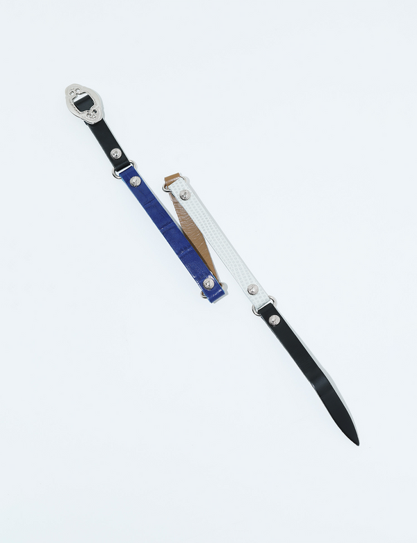 DOUBLE LEATHER BANGLE