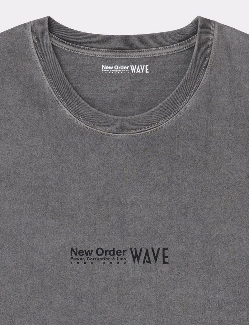 【WAVE × New Order】 Power, Corruption & Lies SMALL LOGO TEE