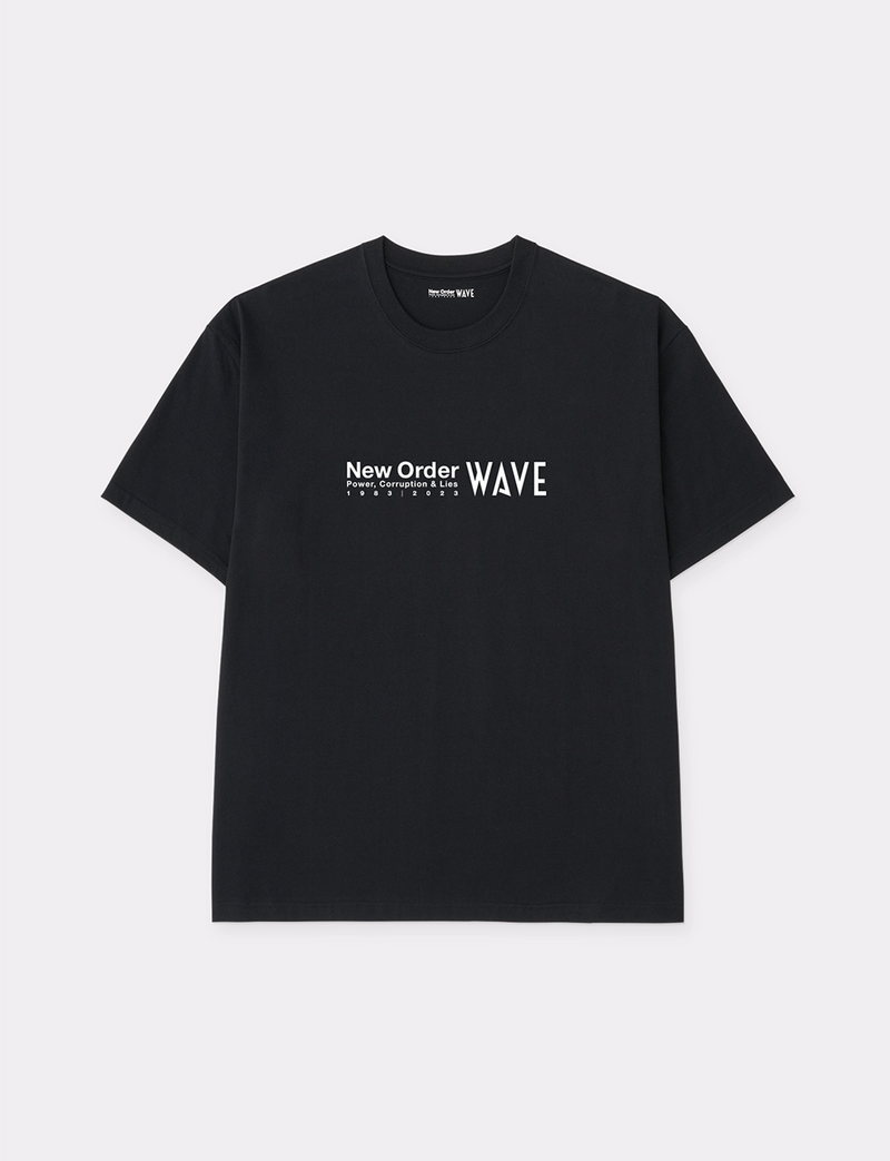 【WAVE × New Order】 Power, Corruption & Lies BIG LOGO TEE