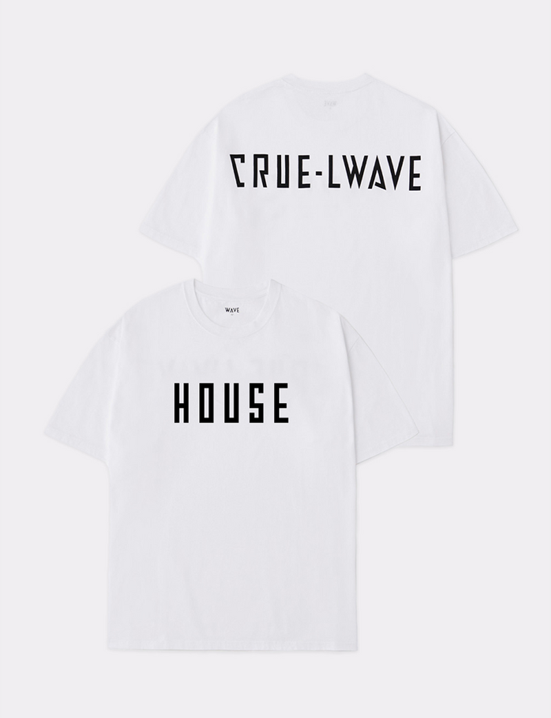 WAVE - 【CRUE-LWAVE】MUSIC TEE “HOUSE” – The Contemporary Fix Kyoto