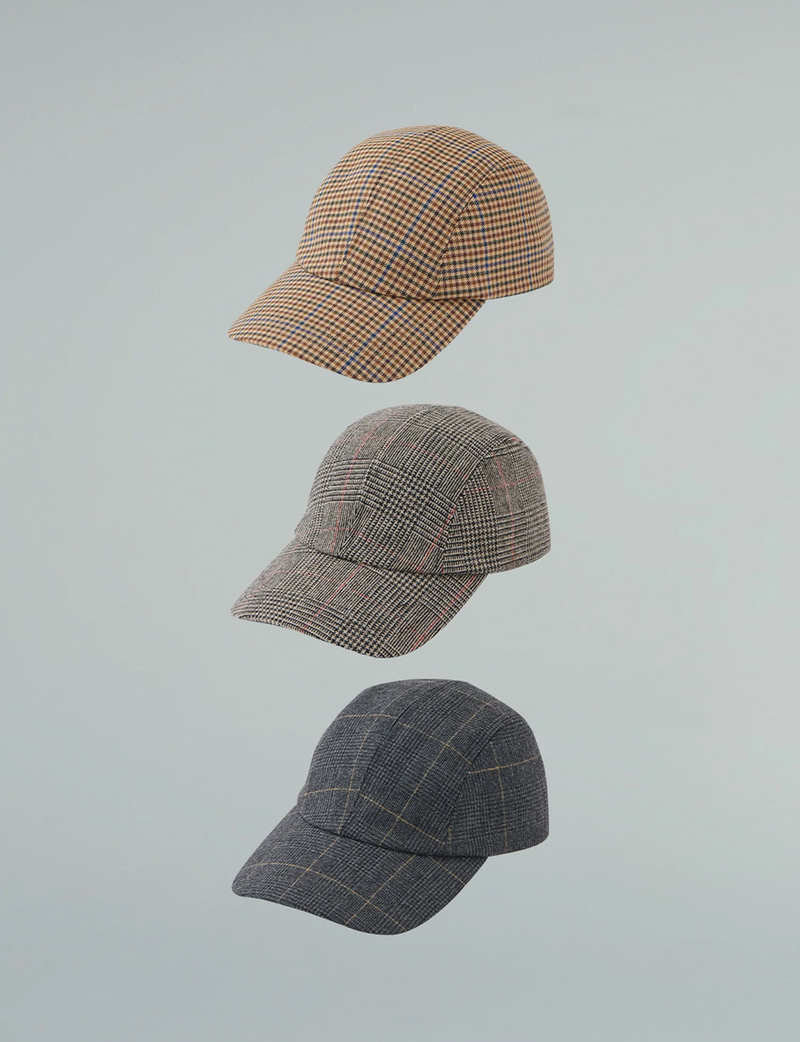 WOOL CHECK JET CAP