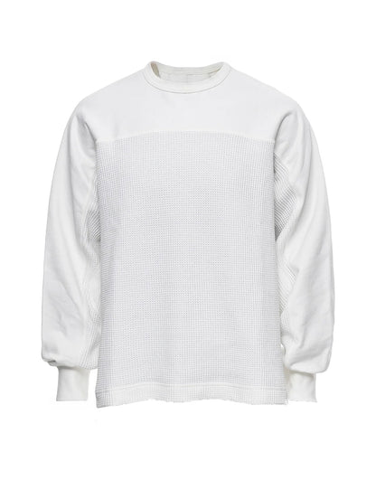 SWEAT SHIRTS, TYPE P-001 / WAFFLE CREW NECK SWEAT