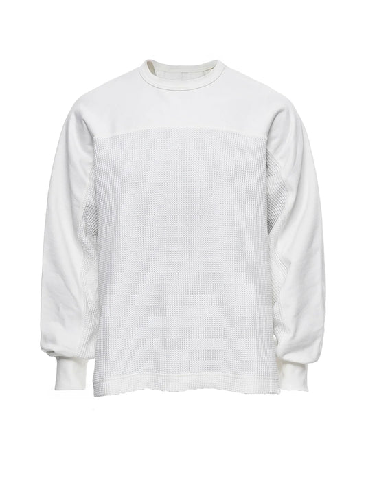 SWEAT SHIRTS, TYPE P-001 / WAFFLE CREW NECK SWEAT