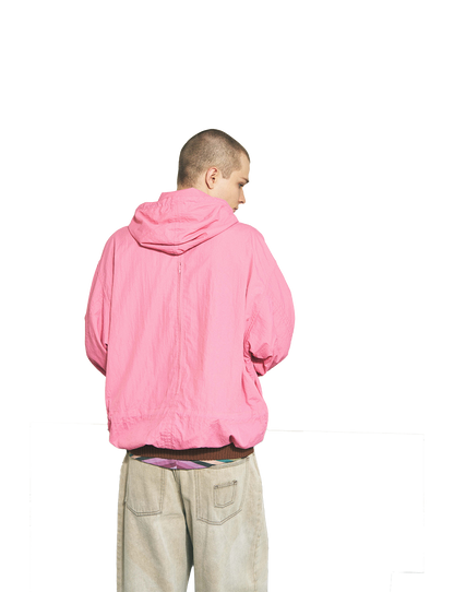 CRUSHED NYLON FULL PACK JACKET