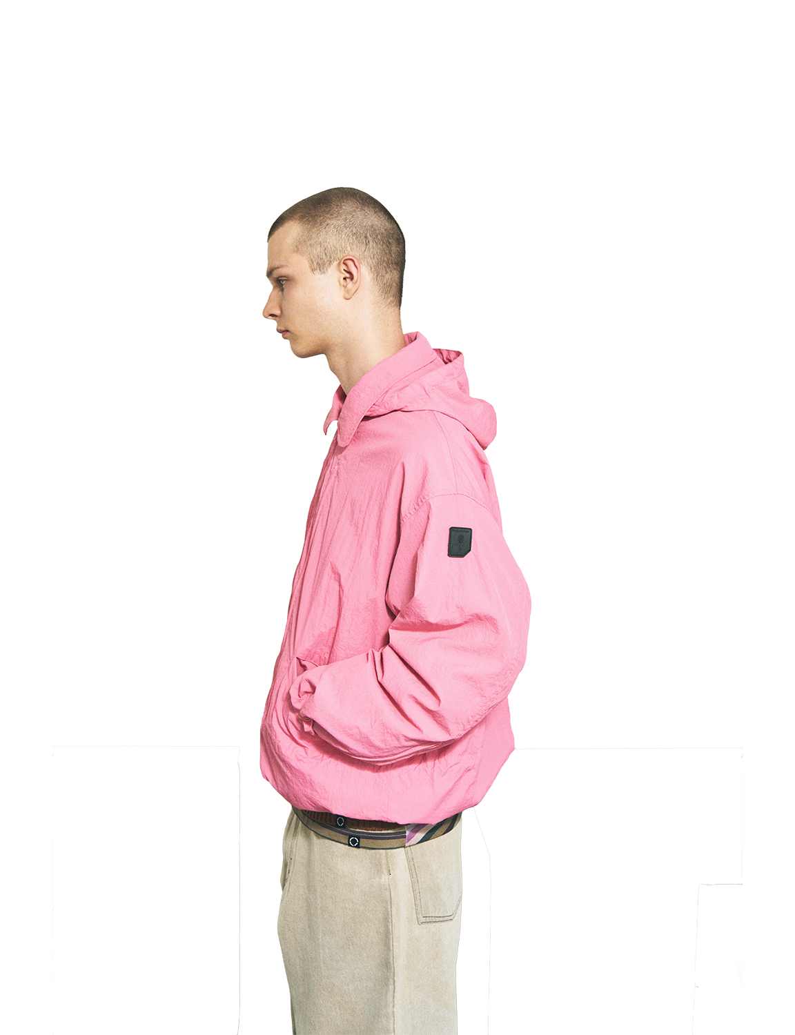 CRUSHED NYLON FULL PACK JACKET