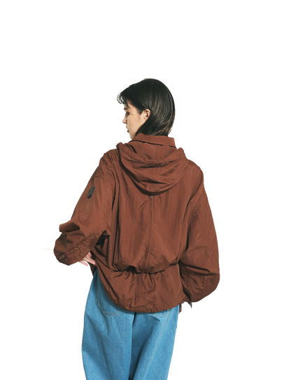 CRUSHED NYLON FULL PACK JACKET