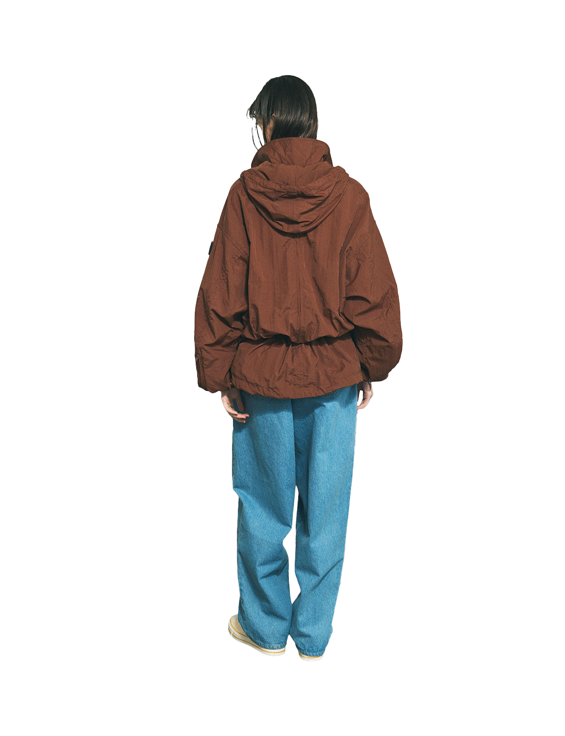 CRUSHED NYLON FULL PACK JACKET