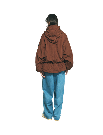 CRUSHED NYLON FULL PACK JACKET