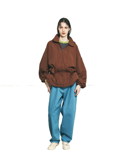 CRUSHED NYLON FULL PACK JACKET