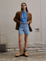 TYPEWRITER CROPPED SHIRT