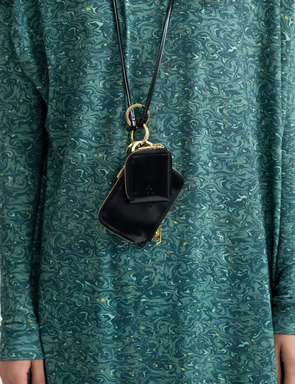 Airpods / Key Case / black×gold