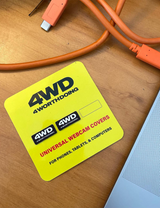 4WD MIND YOUR BUSINESS WEBCAM STICKER - 4 WORTH DOING