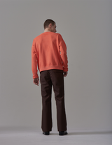 Over Dye Pullover – Orange