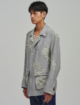 Inner blouson father pattern – Icegray
