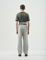 Double-Waist Sweat Pants – Gray