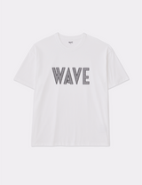 WAVE - 8BIT LOGO T-SHIRT - WHITE