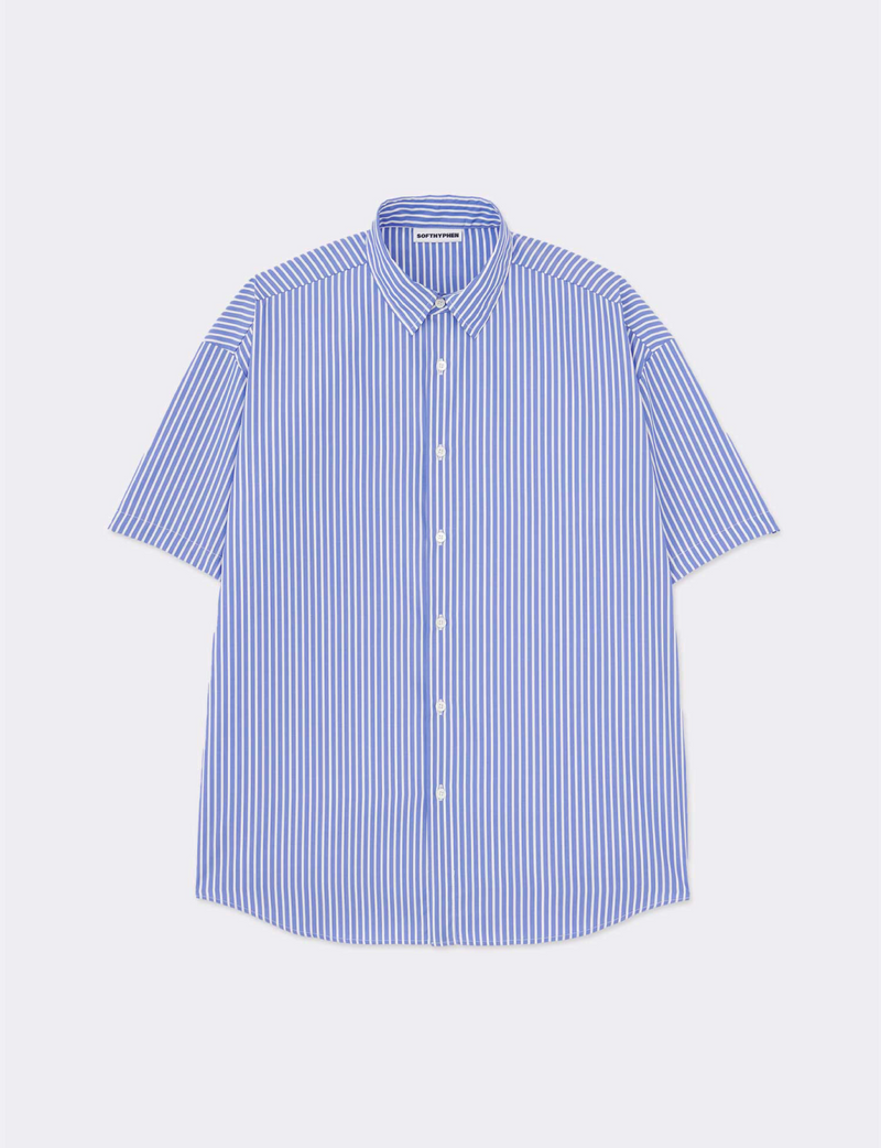 SOFTHYPHEN・MISTERGENTLEMAN - BOLD STRIPE S/S SHIRT