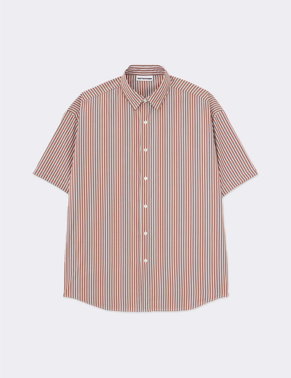 SOFTHYPHEN(ソフトハイフン)・MISTERGENTLEMAN - BOLD STRIPE S/S SHIRT