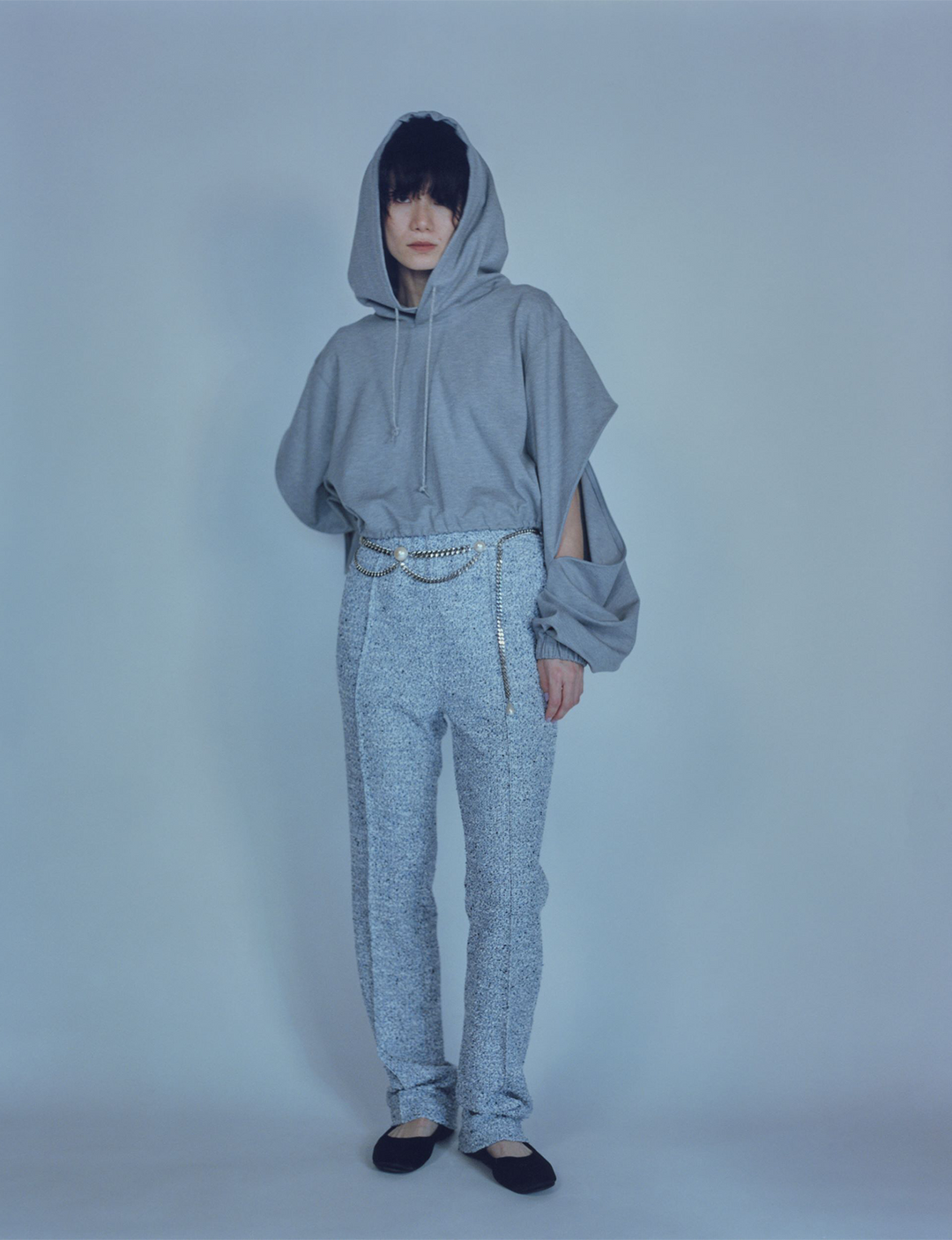 G.V.G.V. - HOODED CROP TOP – THE CONTEMPORARY FIX KYOTO