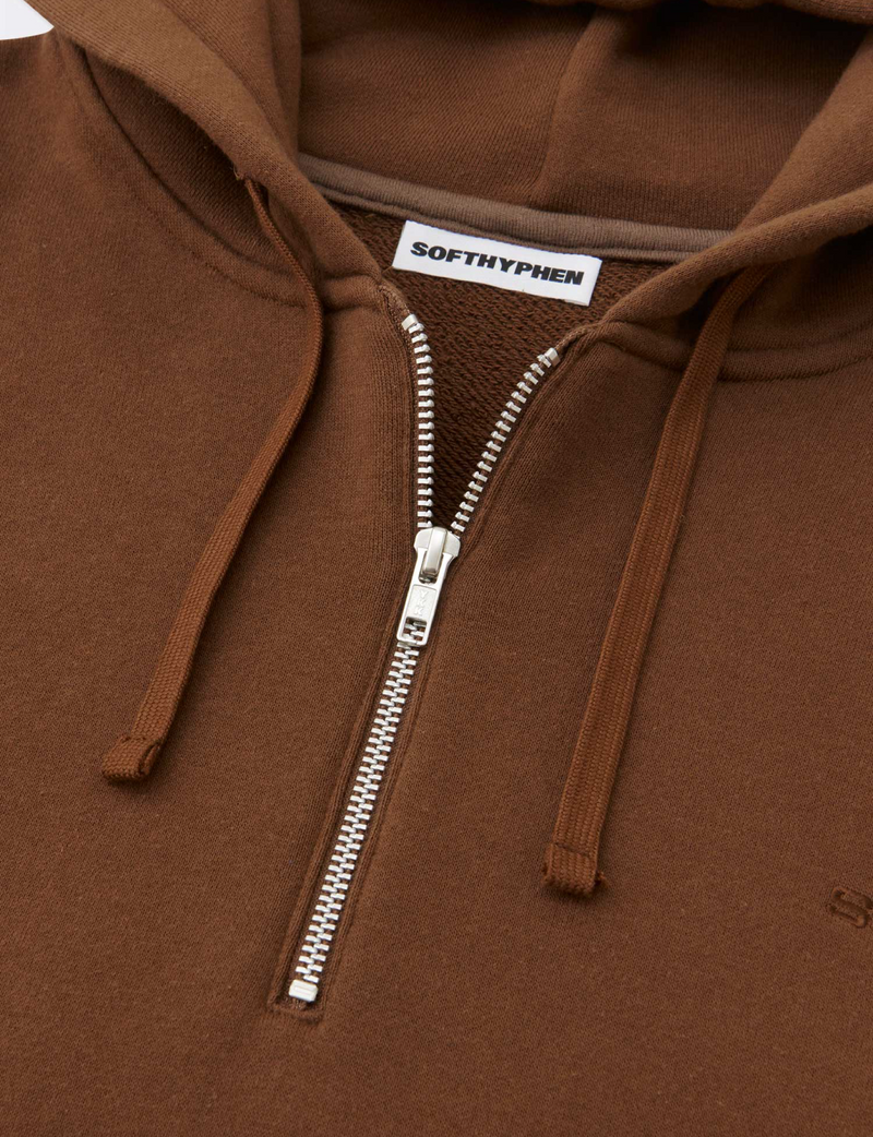 SOHY HALF ZIP UP HOODIE