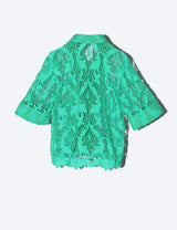 TOGA PULLA - LACE SHIRT | 2022SS