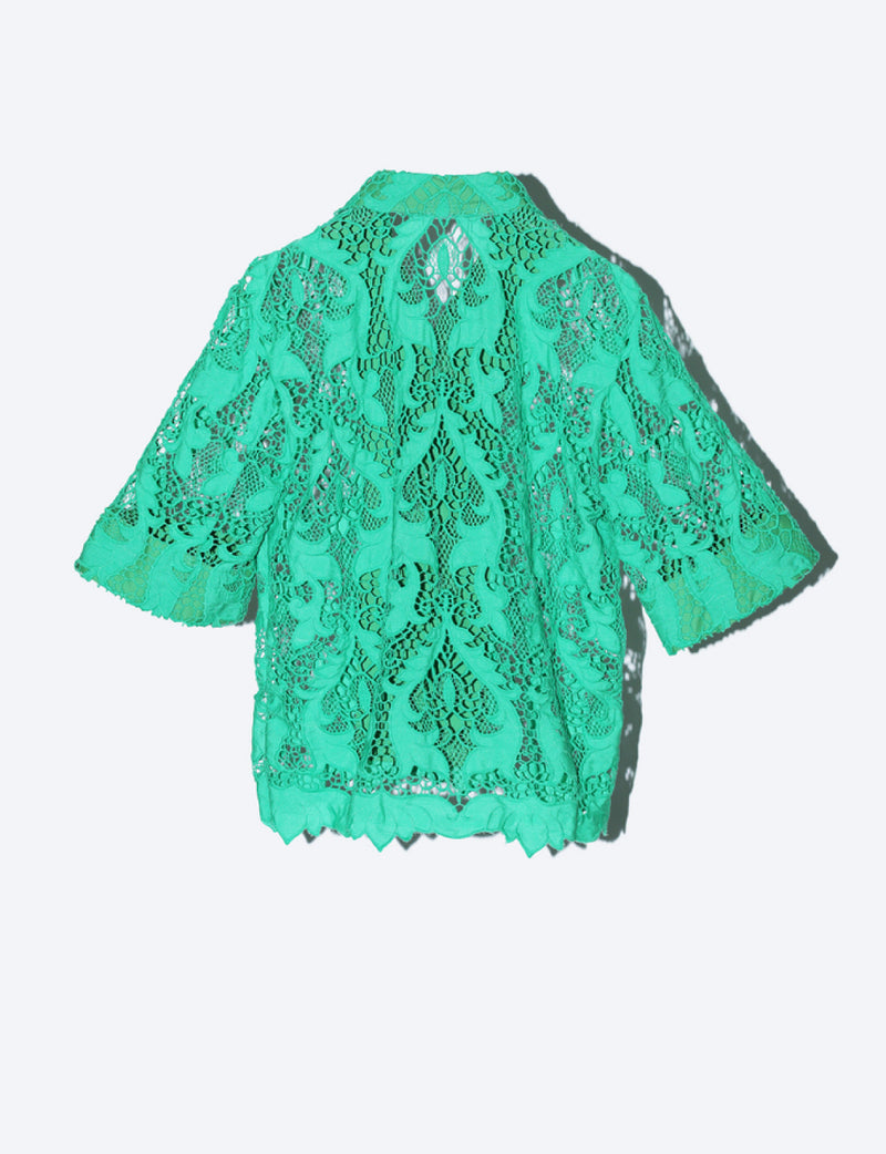 TOGA PULLA - LACE SHIRT | 2022SS
