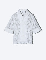 TOGA PULLA - LACE SHIRT | 2022SS