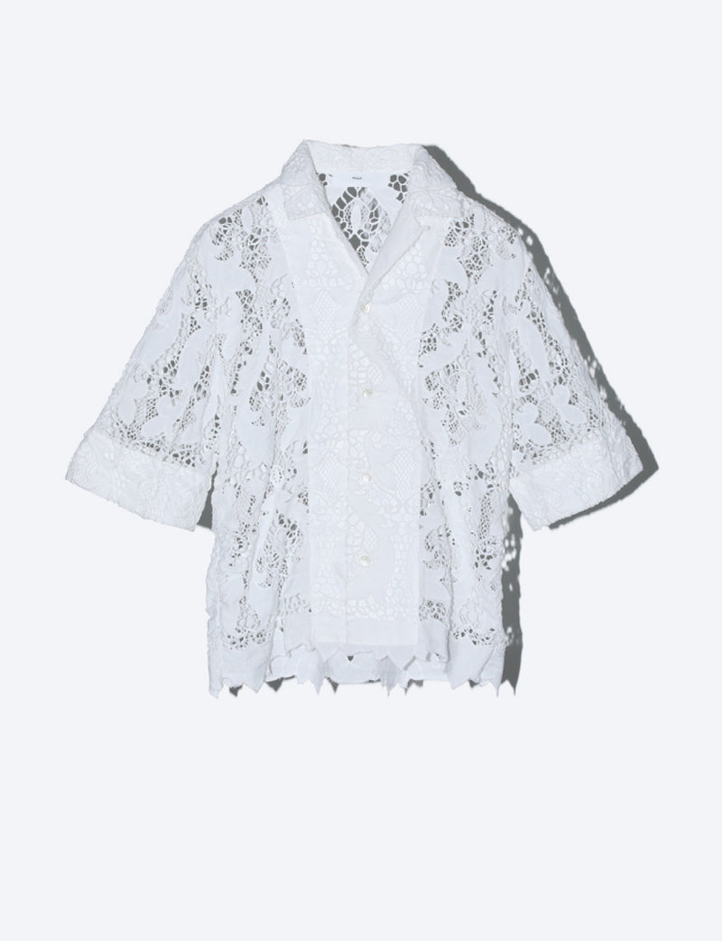 TOGA PULLA - LACE SHIRT | 2022SS