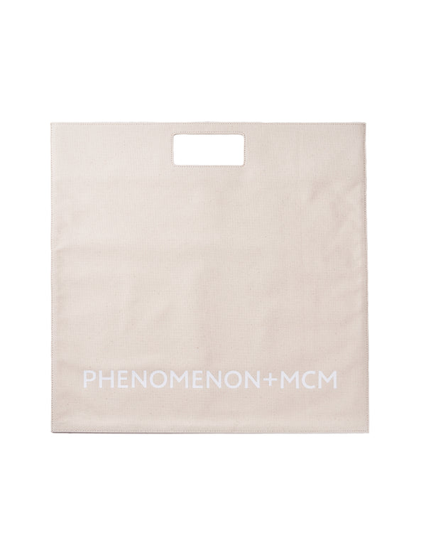 P＋M (PHENOMENON＋MCM) BIG SQUARE BAG / LEATHER × CANVAS