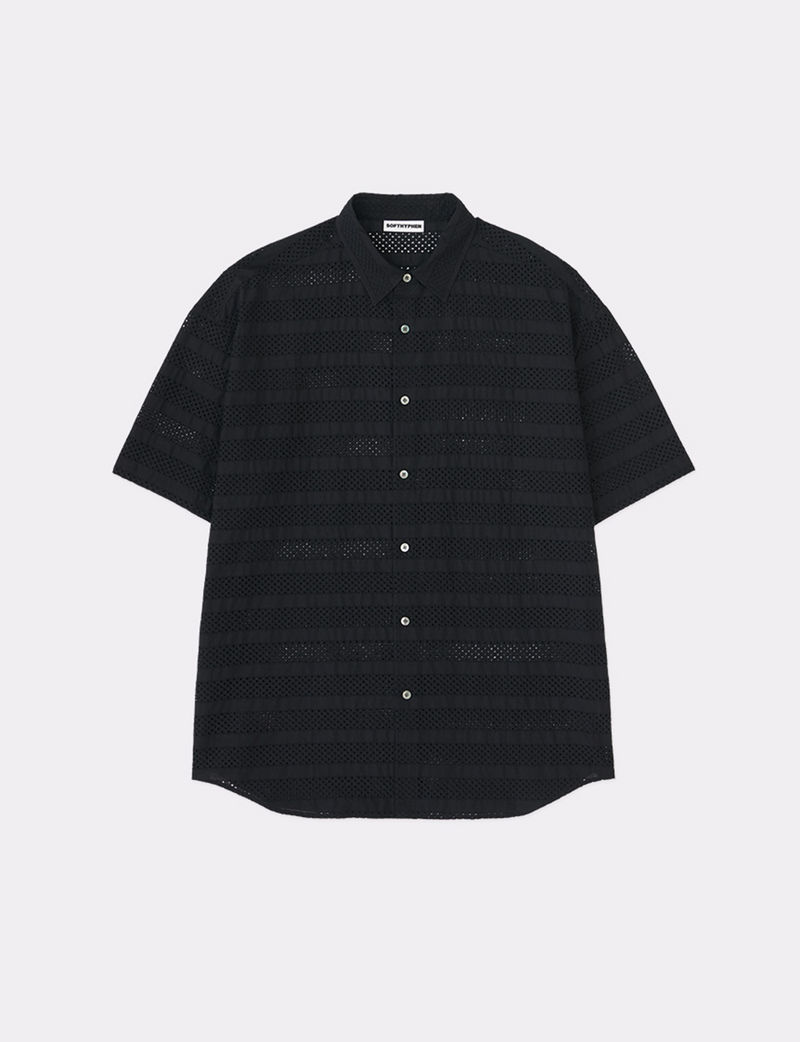 LACE BORDER S/S SHIRT