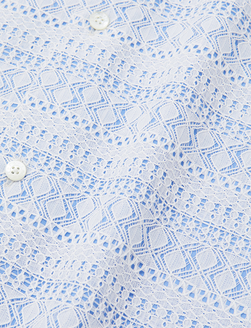 LACE LAYER LONG SHIRT